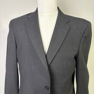 Jos A Bank Men Charcoal Wool Suit Blazer Jacket 40R Classic Business Formal